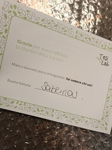 Tesi di Sabrina Roccu