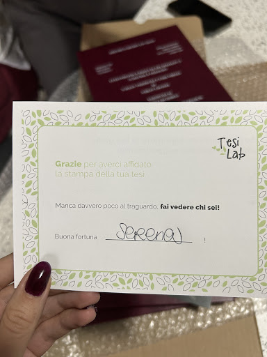 Tesi di Serena Cirillo