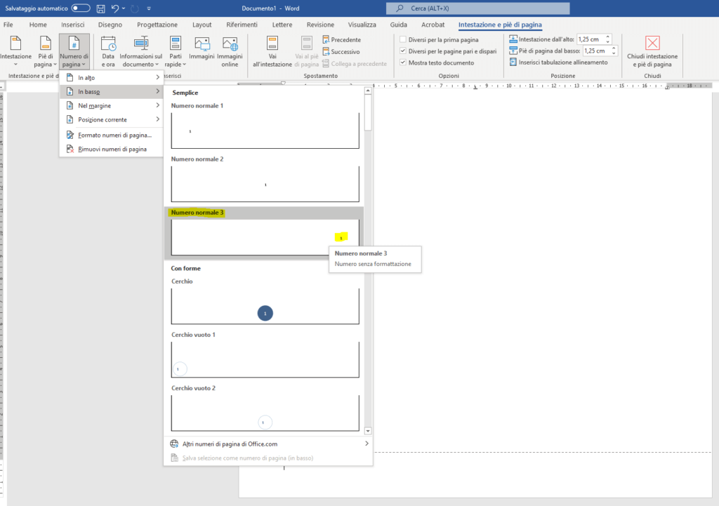 Numerazione pagine tesi: come fare e dove metterla