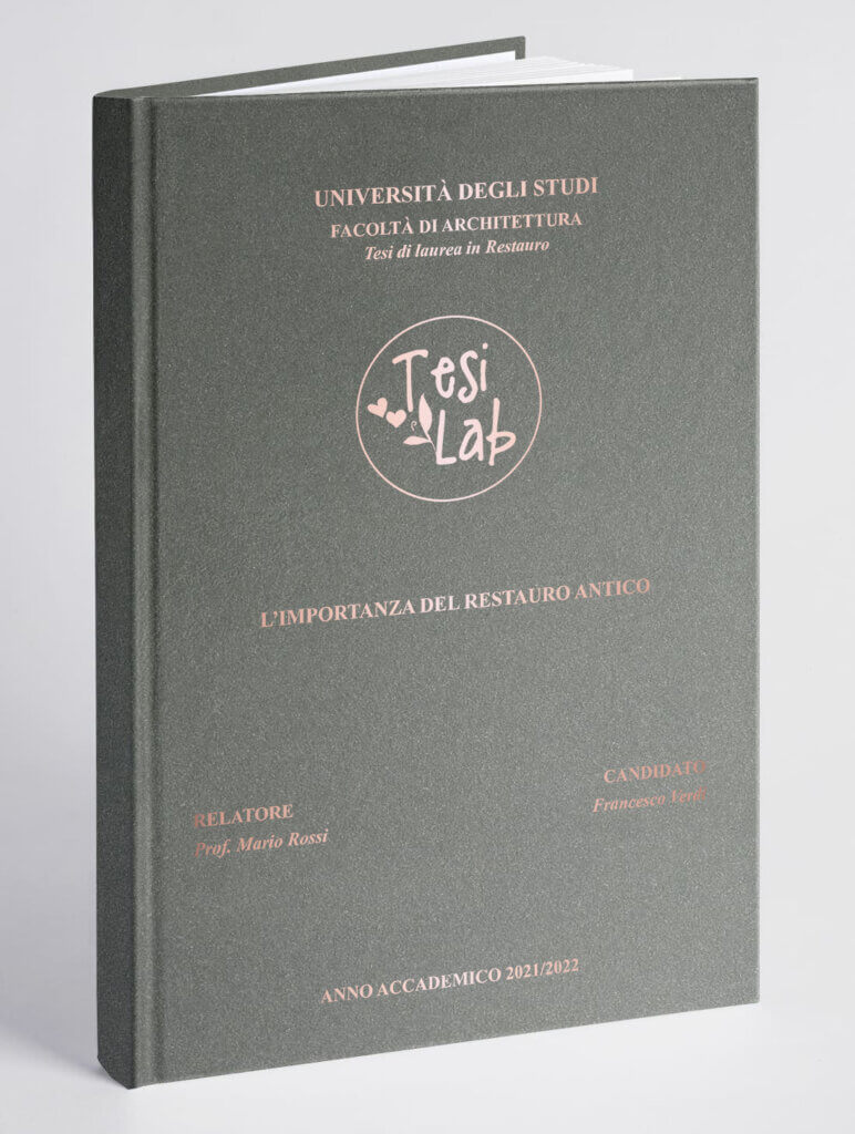 Copertina tesi Metallica Antracite