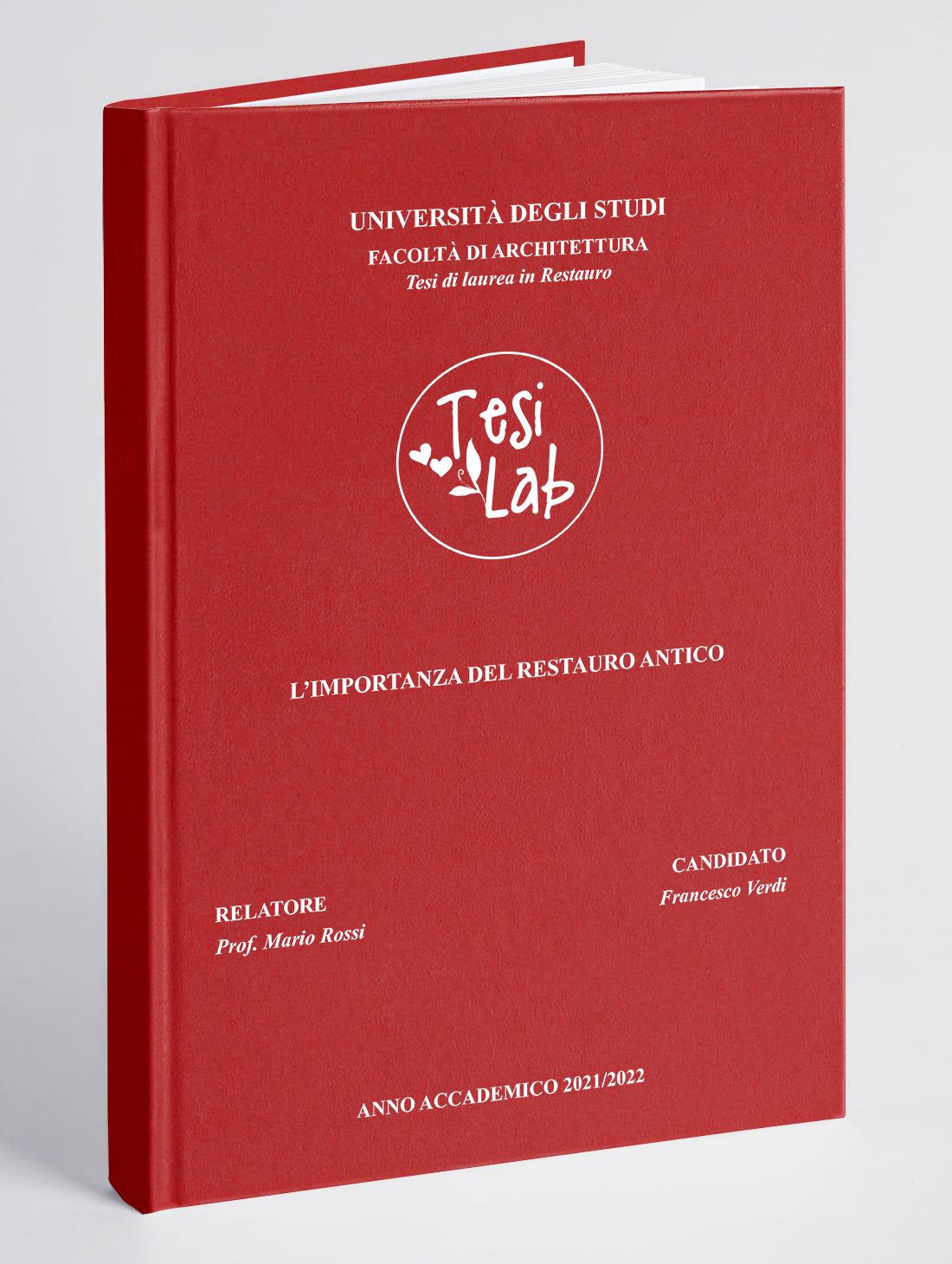 tesilab apple skin similpelle rosso