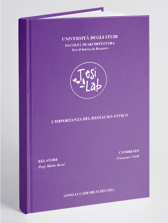 Tesi viola monochrome opaca