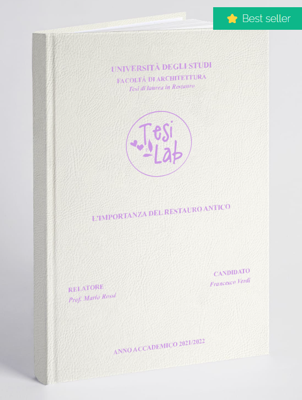 copertina effetto pelle bianca scritta lilla #cc99e4