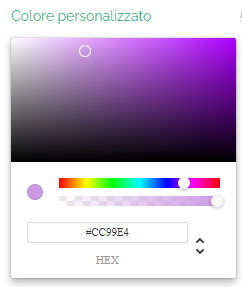 scritta colore personalizzato 