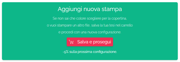 Stampa tesi diverse in un unico ordine